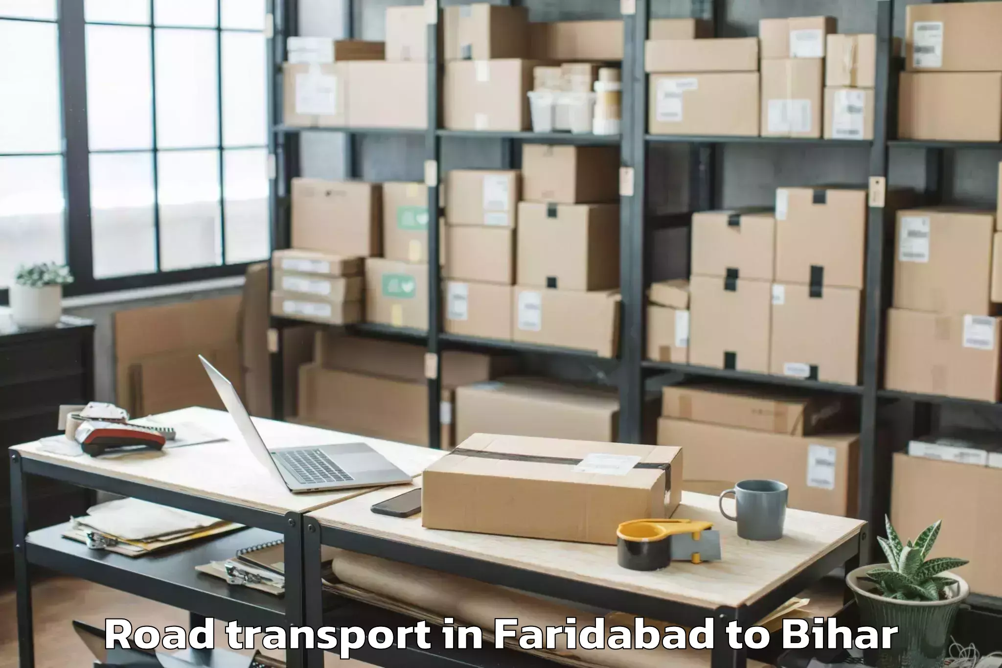 Expert Faridabad to Fulwariya Road Transport